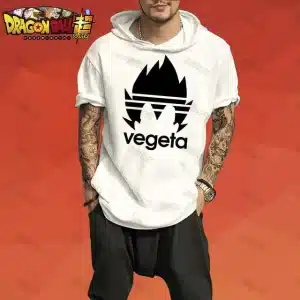 Minimalist Adidas Parody Vegeta Hooded T-Shirt