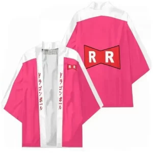 Red Ribbon Army Pink and White Kimono