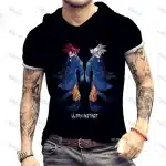 Ultra Instinct Dual Goku and Vegeta Hooded T-Shirt