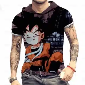 Young Goku Casual Adventure Classic Hooded T-Shirt