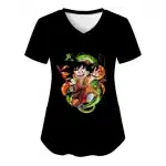 Classic Kid Goku Adventure Women's V-Neck T-shirt