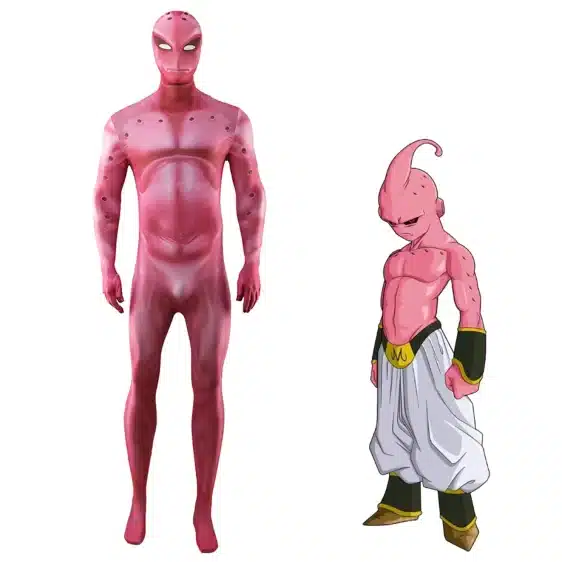 DBZ Full Body 3D Print Majin Buu Adult Cosplay Suit