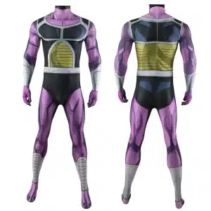 DBZ King Cold Cosplay Full Bodysuit Costume - Adult & Kids