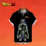 DBZ Perfect Cell Men's Button-Up Hawaiian Shirt