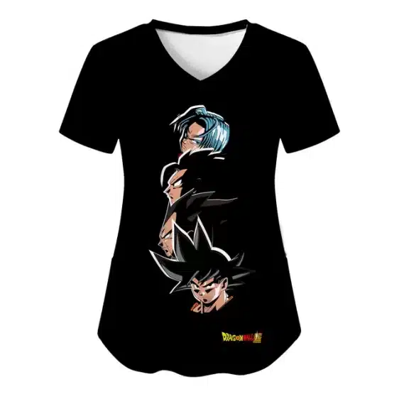 Dragon Ball Super Characters Women's V-Neck T-shirt