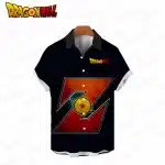 Dragon Ball Z Symbol Button Up Hawaiian Shirt