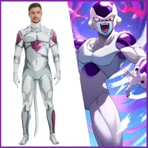 Frieza White Adult Full-Body Cosplay Costume Suit