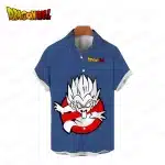 Ghostbusters-Inspired Vegeta Button Up Hawaiian Shirt