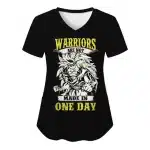 Goku SSJ5 'Warriors Not Made in One Day' Women's V-Neck Tee