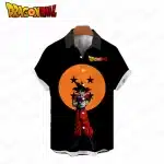 Goku and Four-Star Dragon Ball Button-Up Hawaiian Shirt