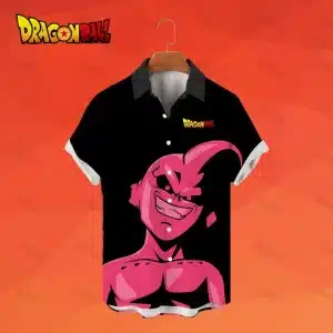 Majin Buu Pink Villain Button-Up Shirt Hawaiian Shirt