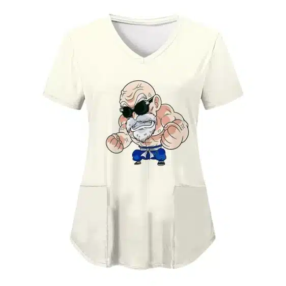 Master Roshi Fun Women's V-Neck T-shirt