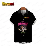 Master Roshi Otaku Style Button Up Hawaiian Shirt