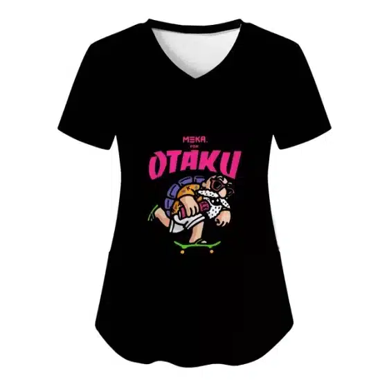 Meka for Otaku Master Roshi Pop Art Women's V-Neck T-shirt