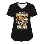 Pain is Temporary, Pride is Forever Vegeta Women's V-Neck T-shirt