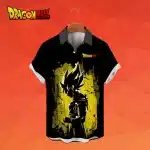 Super Saiyan Form Goku Button-Up Shirt Hawaiian Shirt