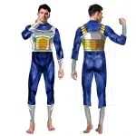 Vegeta Blue Saiyan Battle Armor Adult Cosplay Suit