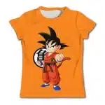 Kid Goku Kanji Symbol Orange Children T-Shirt - Dragon Ball Z