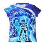 Super Saiyan Blue Vegeta and Shenron Galaxy Aura Boy T-Shirt