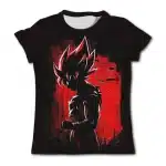 Super Saiyan Goku Red & Black Boy T-Shirt - Dragon Ball Z