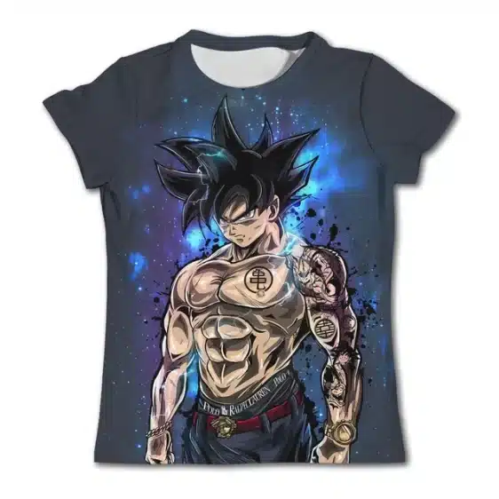 Tattooed Ultra Instinct Goku Streetwear Style Kids T-Shirt