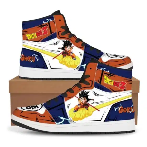 Dragon Ball Z Kid Goku Nimbus Cloud Basketball Sneakers