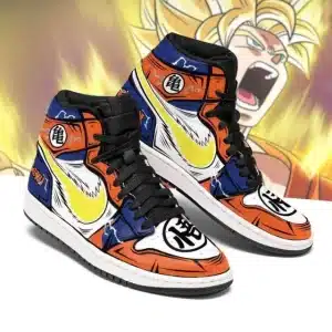 Dragon Ball Z Super Saiyan Goku Classic Basketball Sneakers