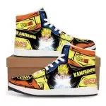 Dragon Ball Z Super Saiyan Goku Kamehameha Basketball Sneakers