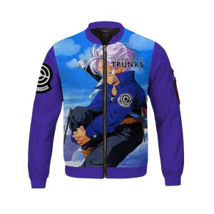 Future Trunks Capsule Corp Logo Bomber Jacket for Kids