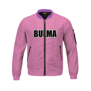 Bulma Cosplay Inspired Pink Bomber Jacket for Children