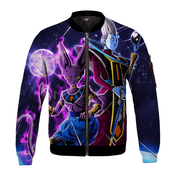 Cosmic Beerus and Whis Space Aura Children's Bomber Jacket