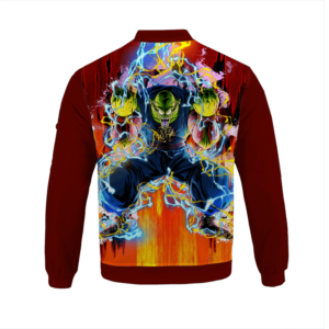 Dragon Ball Demon King Piccolo Red Bomber Jacket for Kids