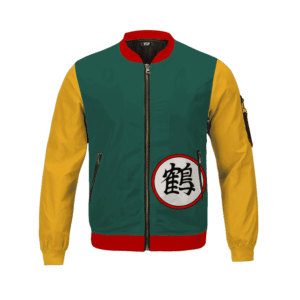 Dragon Ball Z Chiaotzu Crane Kanji Green & Yellow Children's Jacket