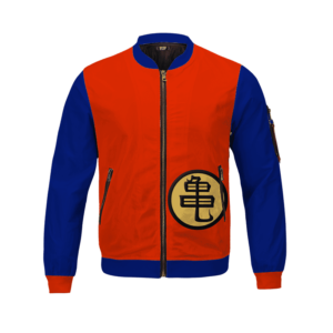 Dragon Ball Z Master Roshi Turtle Kanji Kids Bomber Jacket