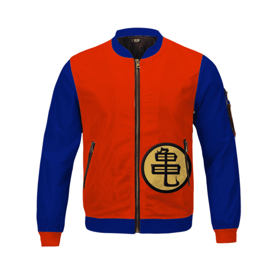 Dragon Ball Z Master Roshi Turtle Kanji Kids Bomber Jacket