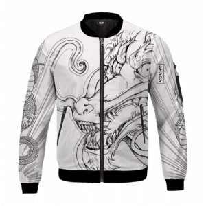 Dragon Ball Z Shenron White Kids Bomber Jacket