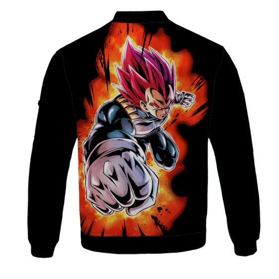 Fierce Super Saiyan God Vegeta Kids Bomber Jacket