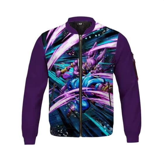 God of Destruction Beerus Epic Power Bomber Jacket for Kids