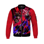 Goku Black & Super Saiyan Rose Bomber Jacket for Children