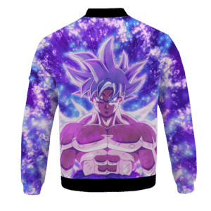 Goku Ultra Instinct Purple Galaxy Children's Bomber Jacket