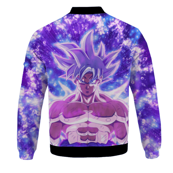 Goku Ultra Instinct Purple Galaxy Children's Bomber Jacket