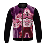 Intense Power Purple Aura Jiren Bomber Jacket for Kids