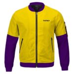 Piccolo-Inspired 'Postboy' Yellow & Purple Bomber Jacket for Children