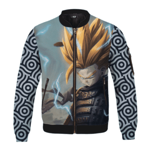 Samurai Trunks Japanese Art DBZ Kids Bomber Jacket