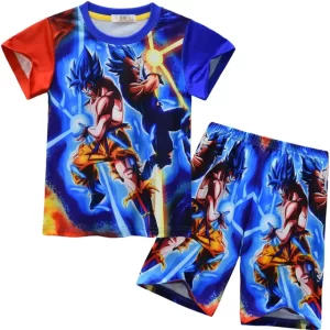 Super Saiyan Blue Goku & Vegeta Battle Boys' Pajama Set