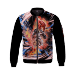 Super Saiyan God Vegeta Explosive Art Children's Bomber Jacket