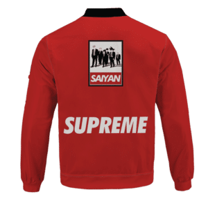 Supreme Goku Saiyan Squad Red Bomber Jacket for Kids