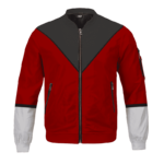 Team Universe 11 Inspired Red and Black Kids Bomber Jacket