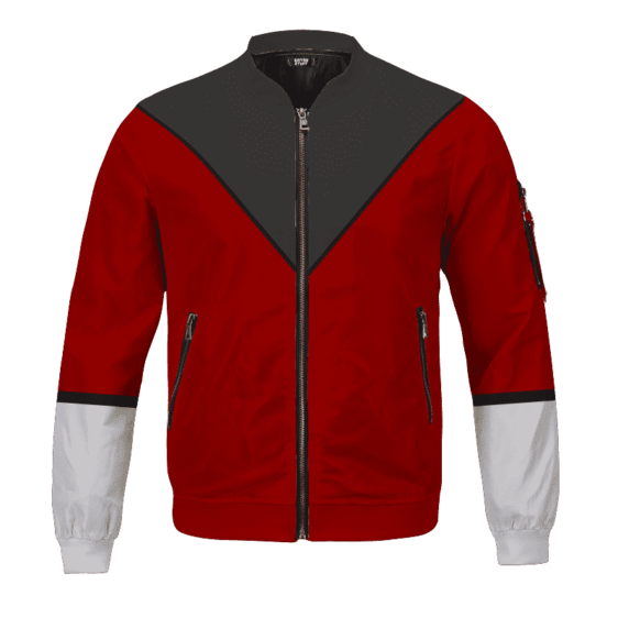 Team Universe 11 Inspired Red and Black Kids Bomber Jacket