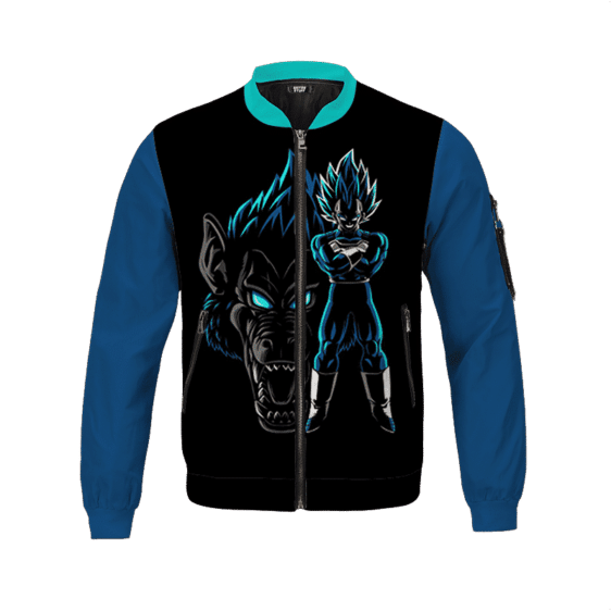 Vegeta and Great Ape Power Blue Children's Bomber Jacket